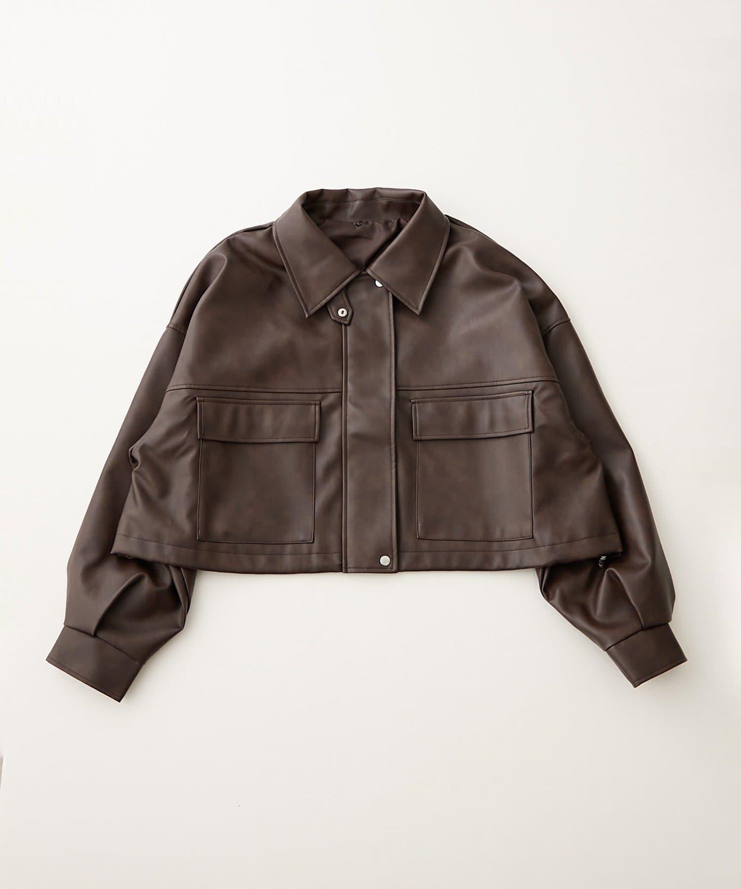 【可選兩種長度!】仿皮毛領短夾克