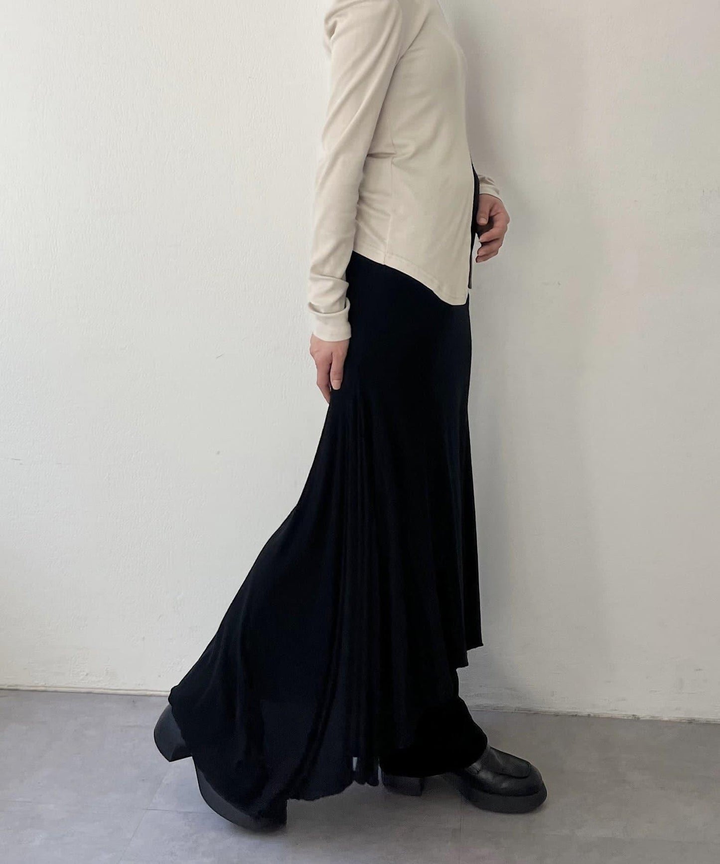 【Pasterip】不規則下襬剪裁半身裙