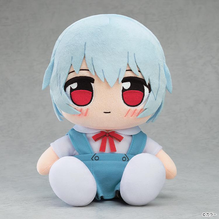 新世紀福音戰士新劇場版 軟麵包造型毛絨玩具 綾波麗 制服版