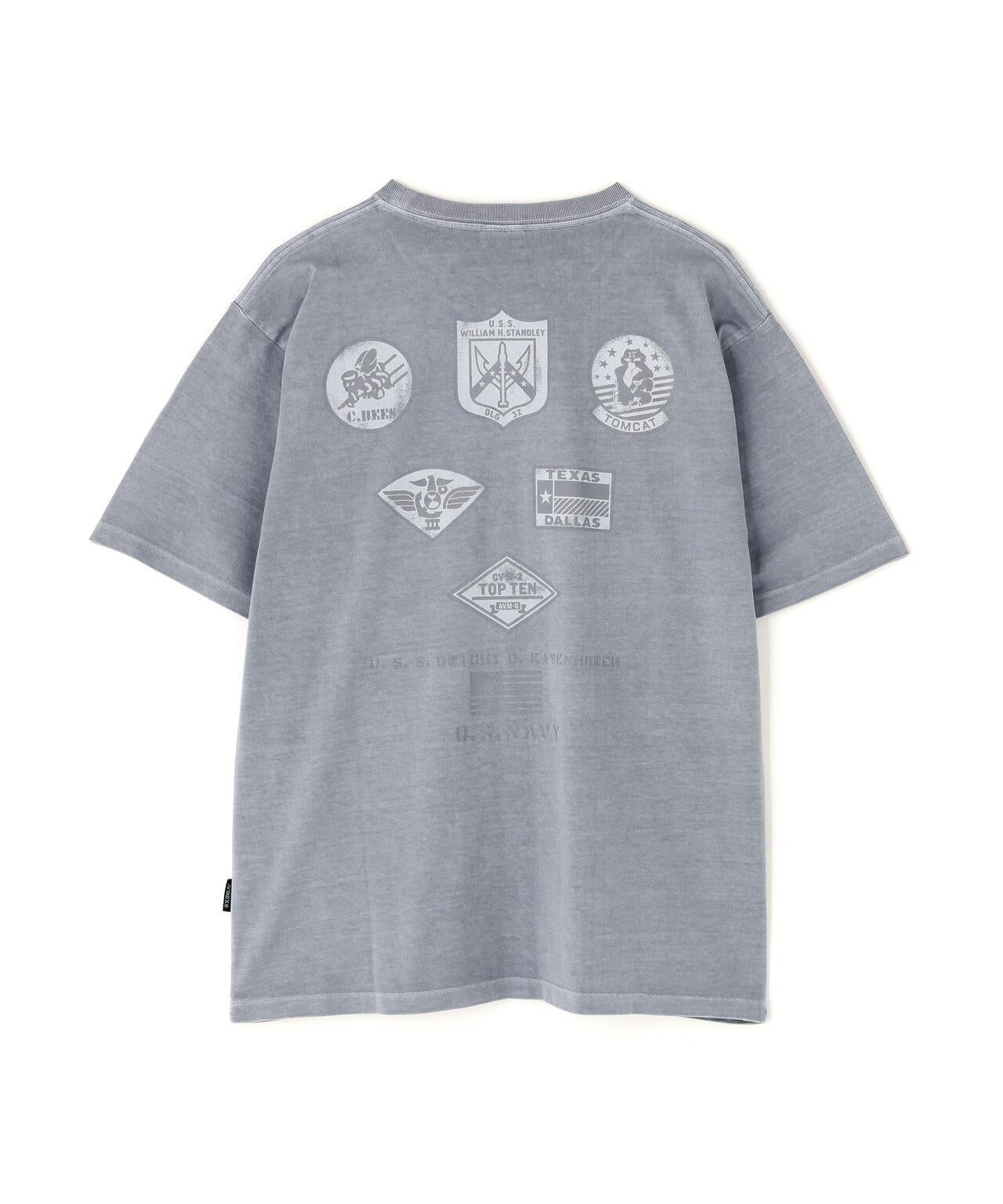 《直営店限定》FADE WASH TOP GUN短袖T恤