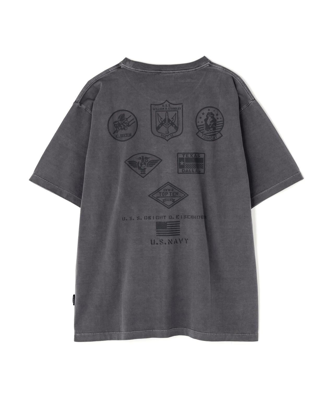 《直営店限定》FADE WASH TOP GUN短袖T恤