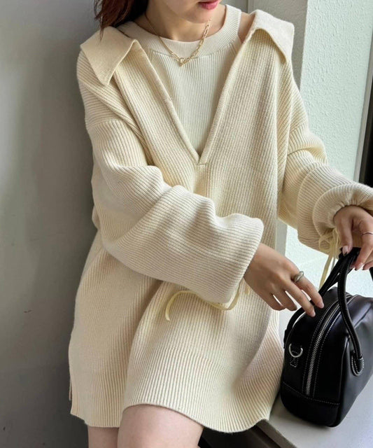 25AW帶領寬鬆針織衫