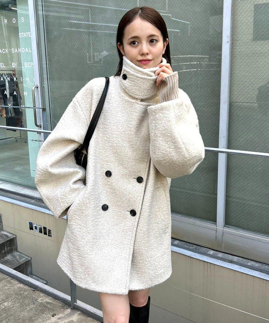 25AW長毛中長款大衣