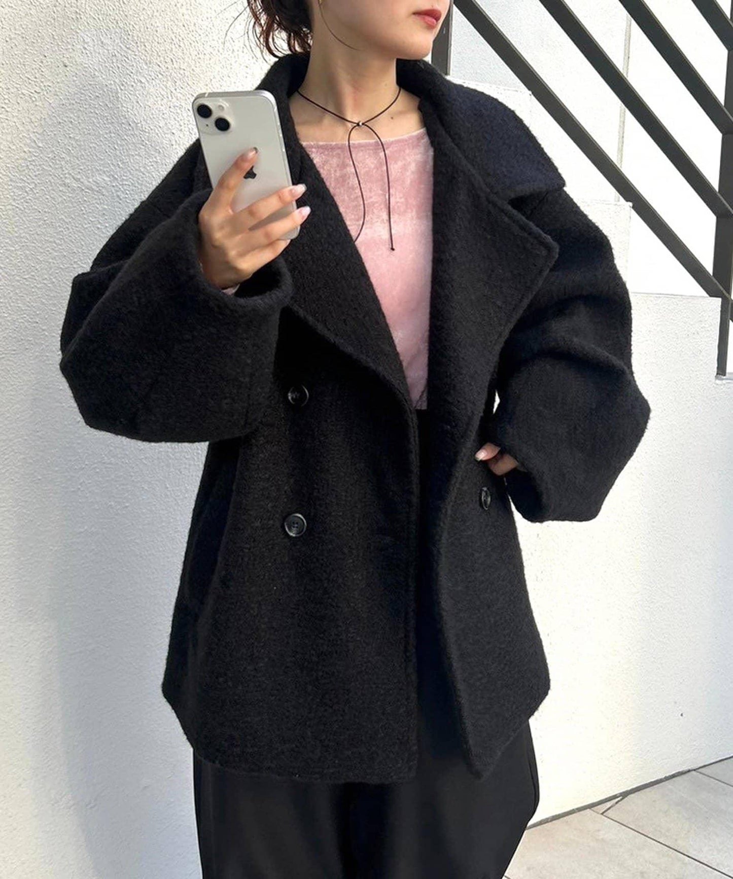25AW長毛中長款大衣