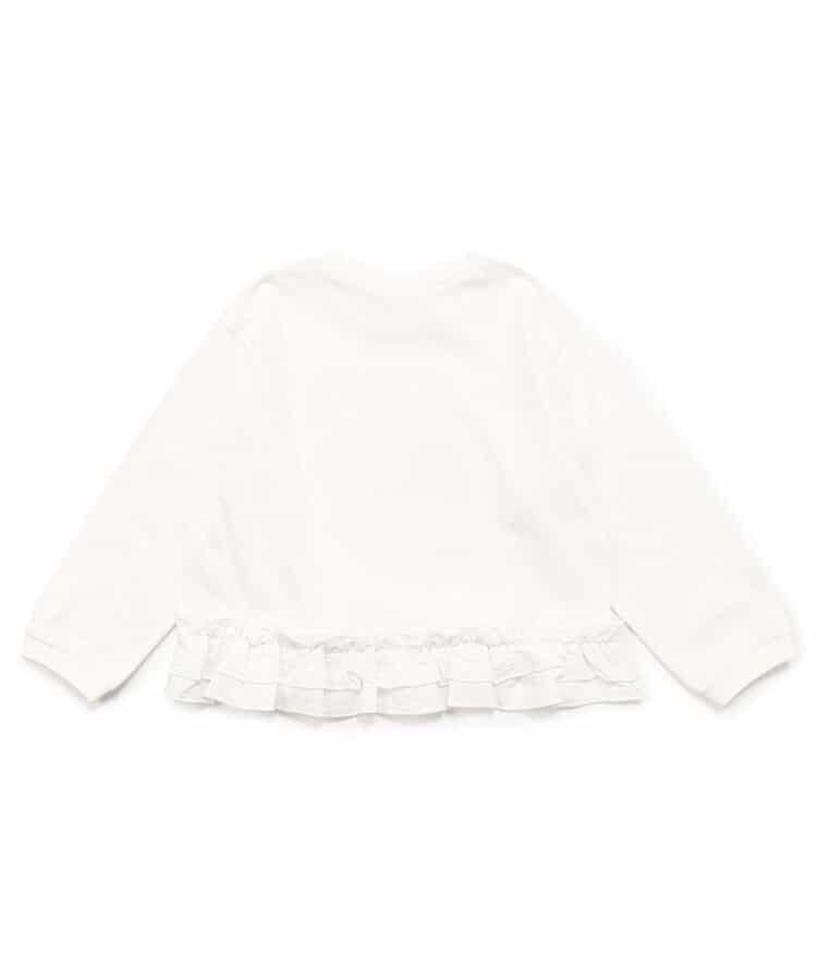 下襬荷葉邊長袖T恤