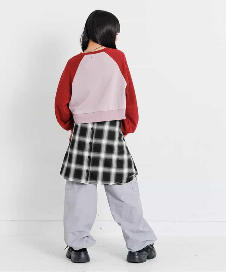 寬鬆大格子襯衫