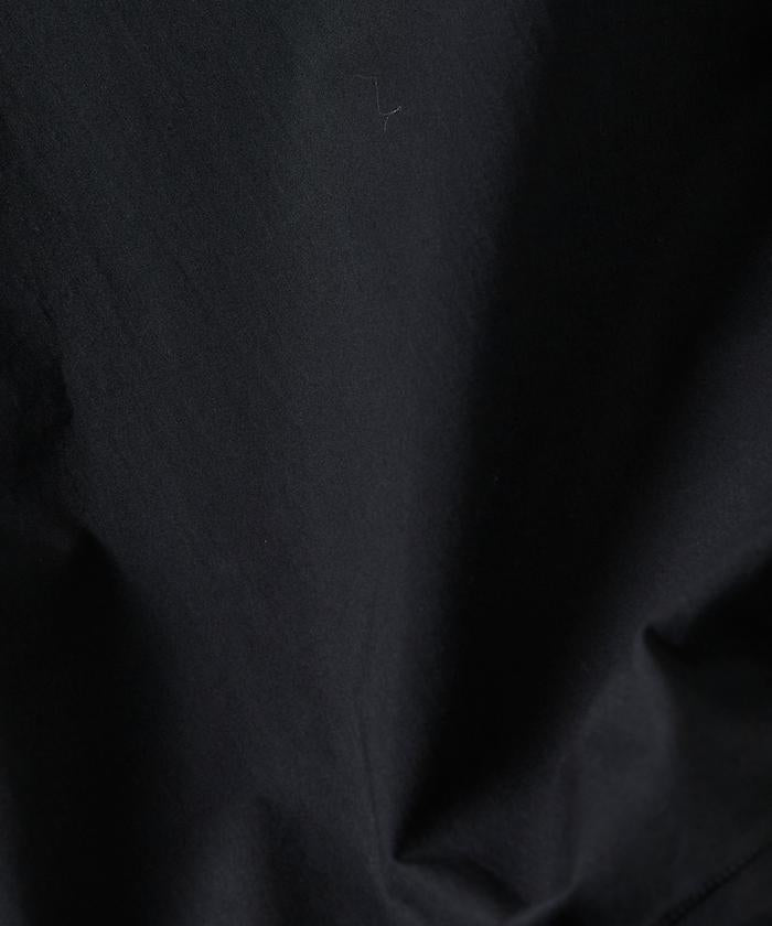 寬鬆版型抽繩常規領襯衫 / 下襬抽繩