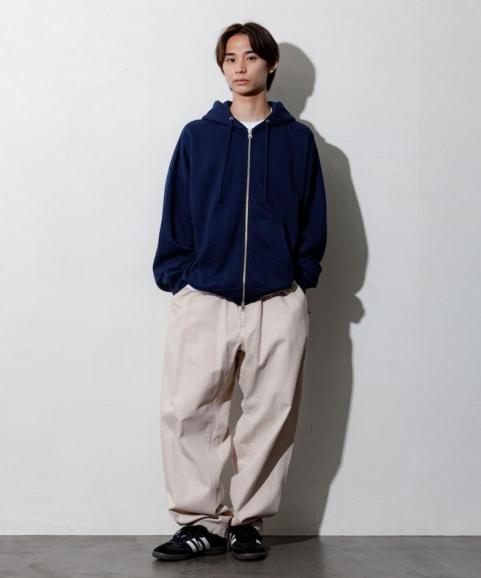 リラックスフィット ジップアップ パーカー 【限定展開】