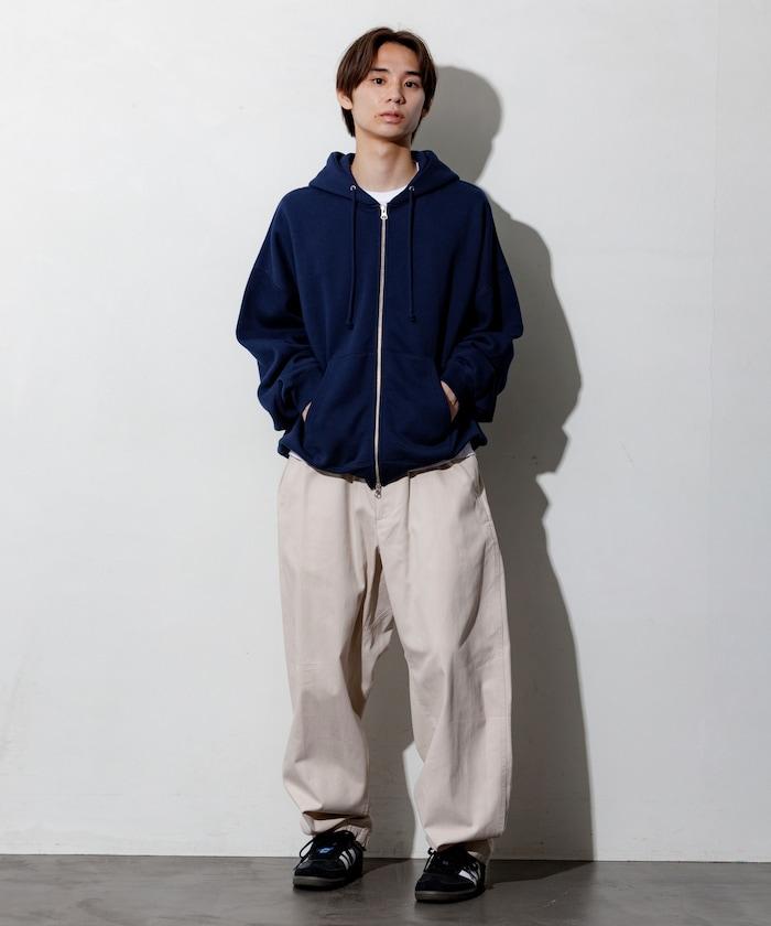 リラックスフィット ジップアップ パーカー 【限定展開】