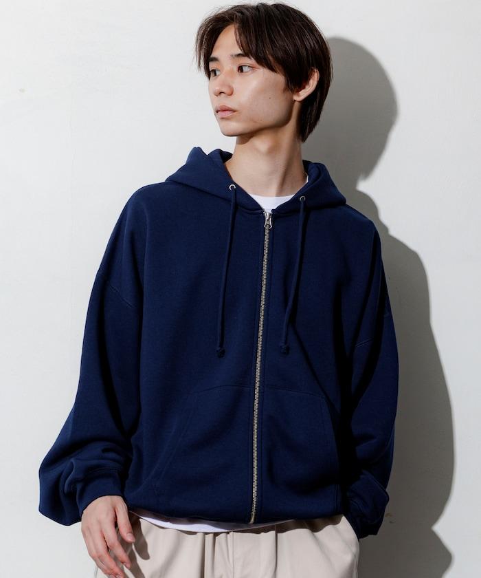 リラックスフィット ジップアップ パーカー 【限定展開】