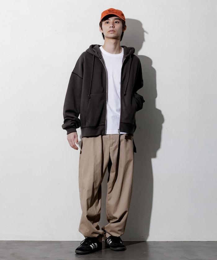リラックスフィット ジップアップ パーカー 【限定展開】