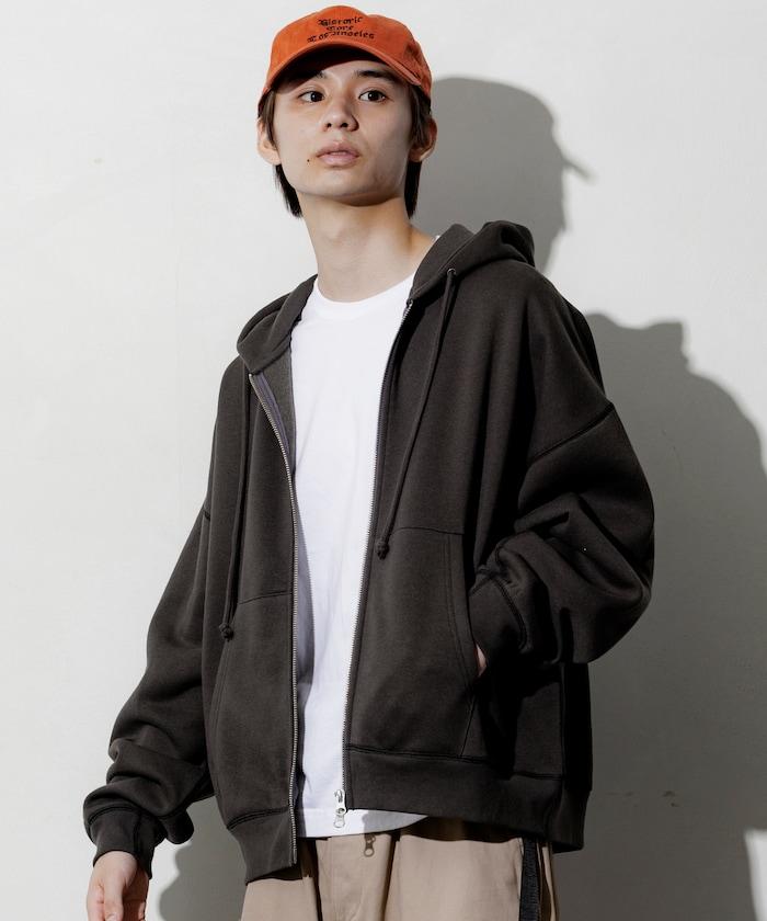 リラックスフィット ジップアップ パーカー 【限定展開】
