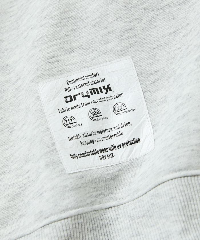 Drymix(R) 乾爽混紡寬鬆版型圓領抽繩衛衣 / 下襬抽繩