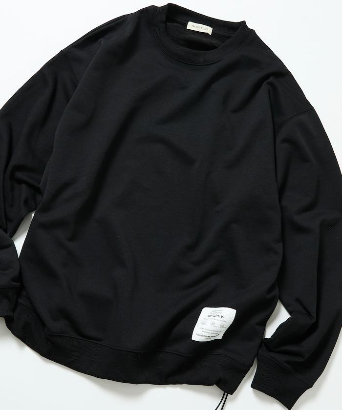 Drymix(R) 乾爽混紡寬鬆版型圓領抽繩衛衣 / 下襬抽繩