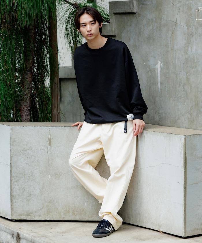 Drymix(R) 乾爽混紡寬鬆版型圓領抽繩衛衣 / 下襬抽繩