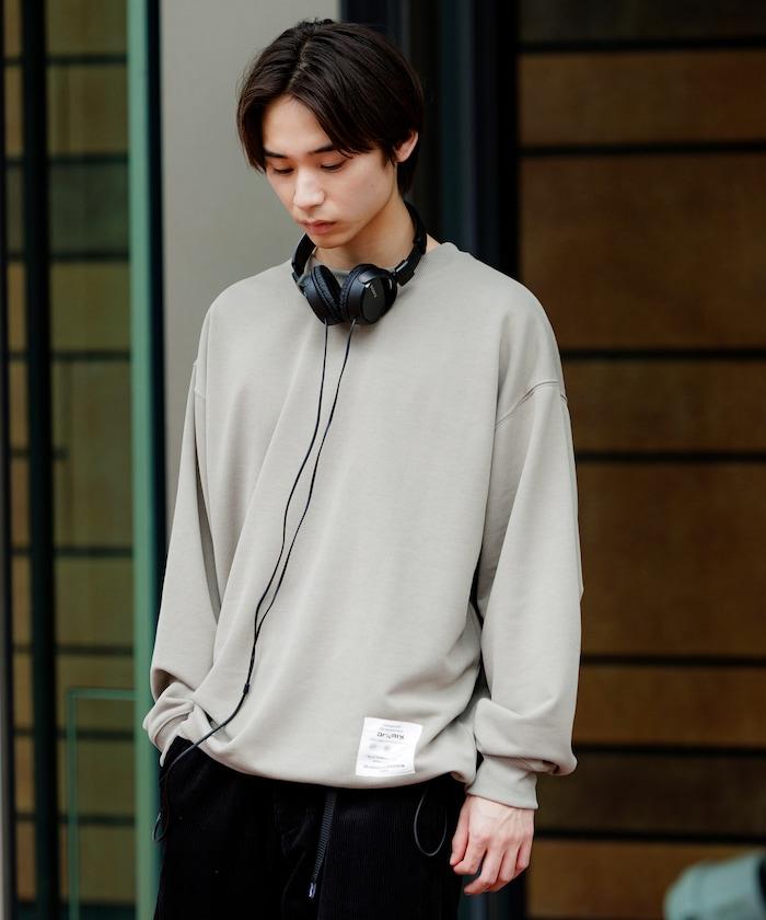 Drymix(R) 乾爽混紡寬鬆版型圓領抽繩衛衣 / 下襬抽繩