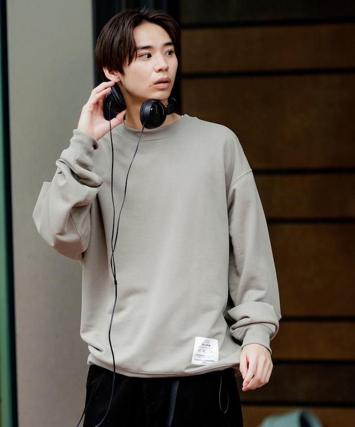 Drymix(R) 乾爽混紡寬鬆版型圓領抽繩衛衣 / 下襬抽繩