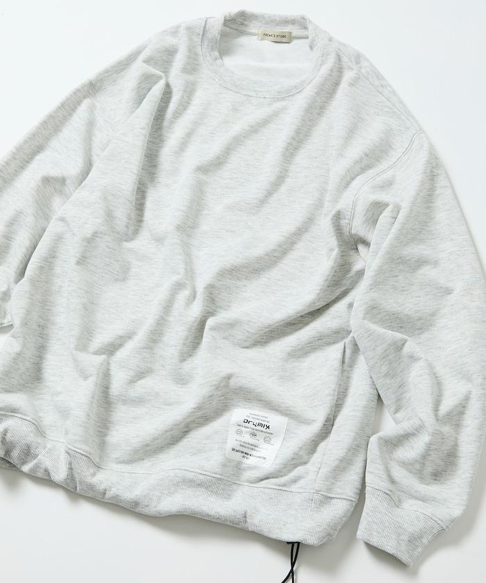 Drymix(R) 乾爽混紡寬鬆版型圓領抽繩衛衣 / 下襬抽繩