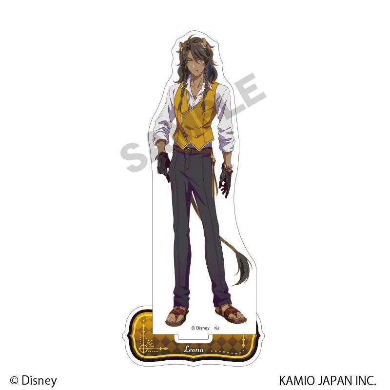 《迪士尼》扭曲仙境 動畫版 燙金亞克力立牌 利昂納·金斯卡拉 校服