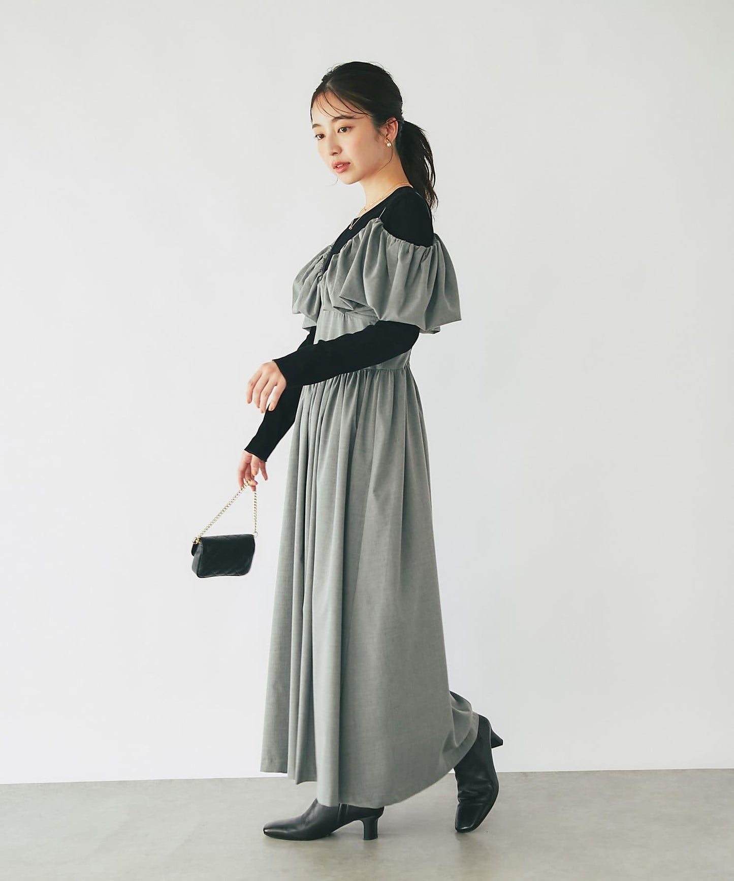 【La boutique BonBon】吊帶開肩連衣裙