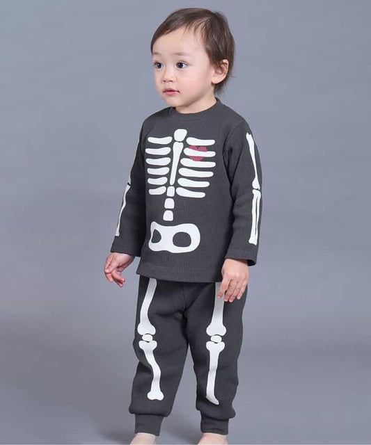 【リンク】骨頭・幽靈夜光印花華夫格家居服