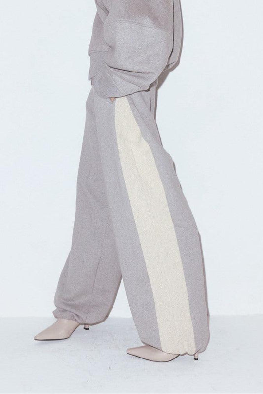 立體剪裁闊腿褲