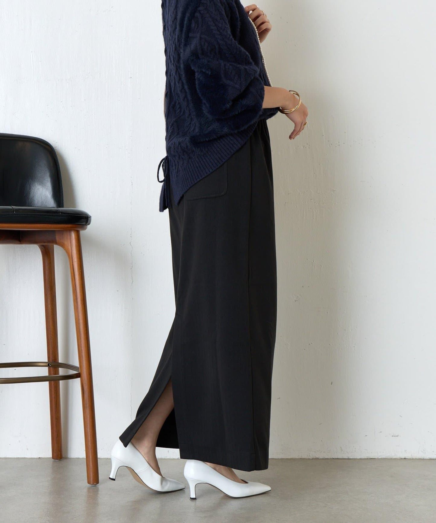 仿羊毛毛毛蟲裙