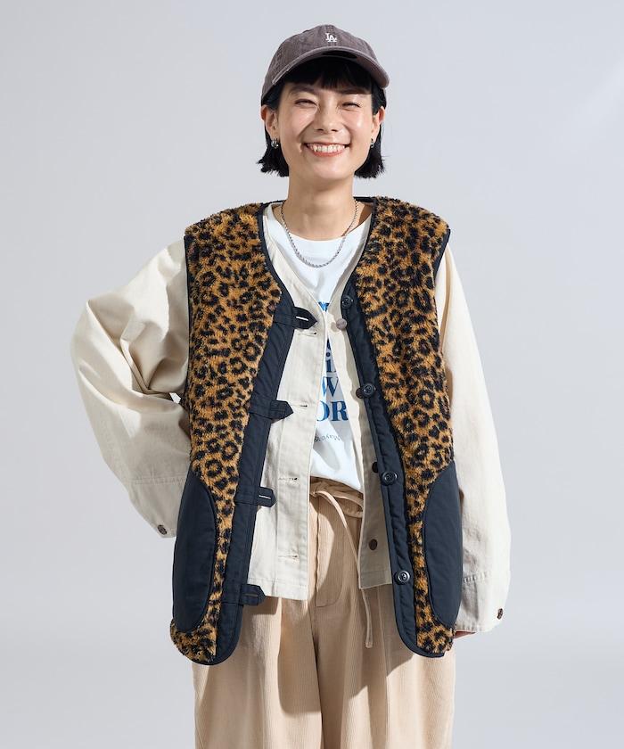 棉尼龍斜紋雙面穿羊羔絨馬甲