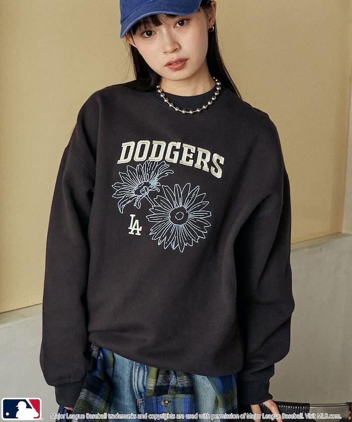 MLB 花卉刺繡衛衣
