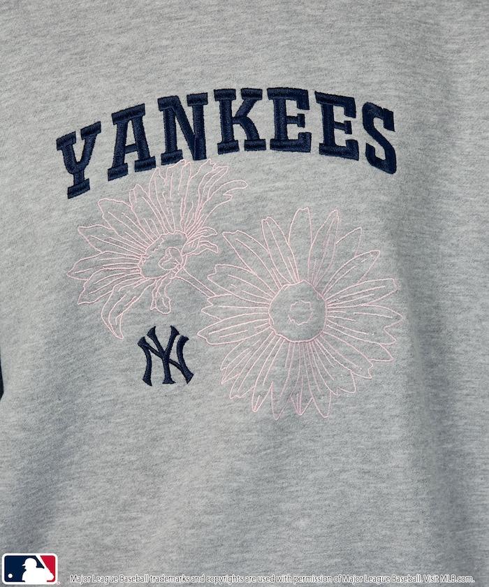 MLB 花卉刺繡衛衣