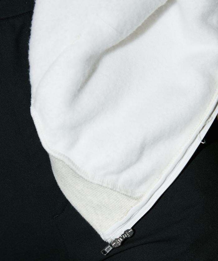 簡約刺繡拉鍊連帽衛衣