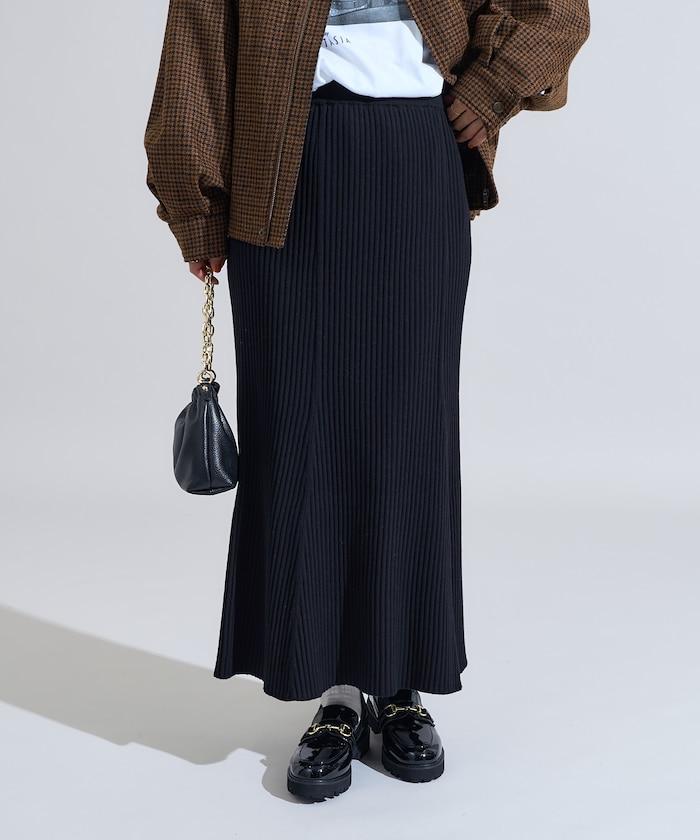 羅紋針織美人魚裙