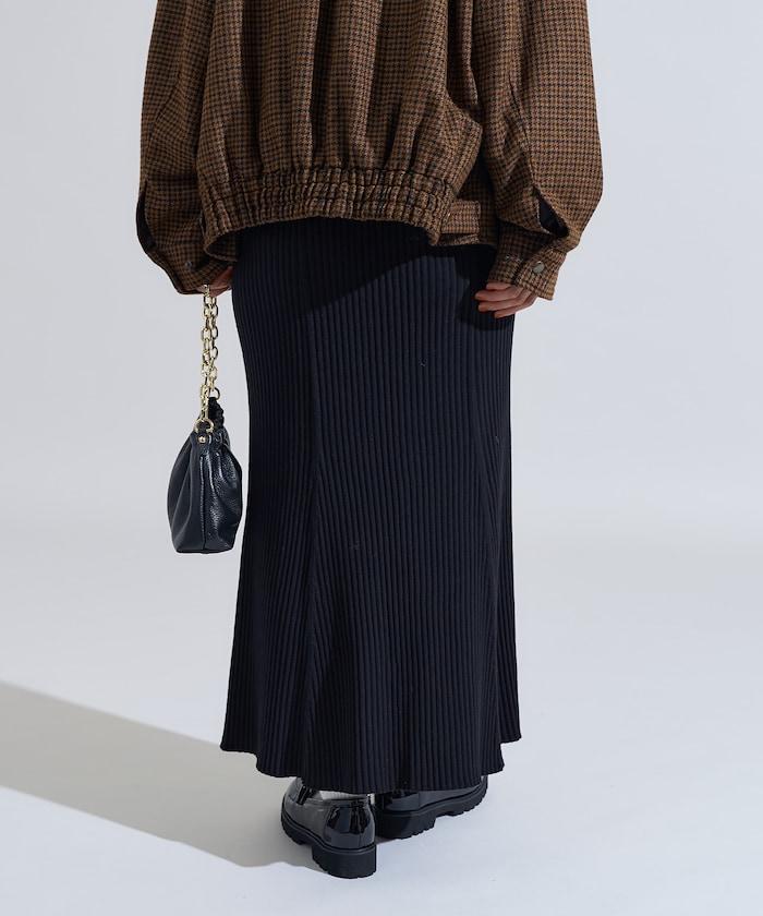 羅紋針織美人魚裙