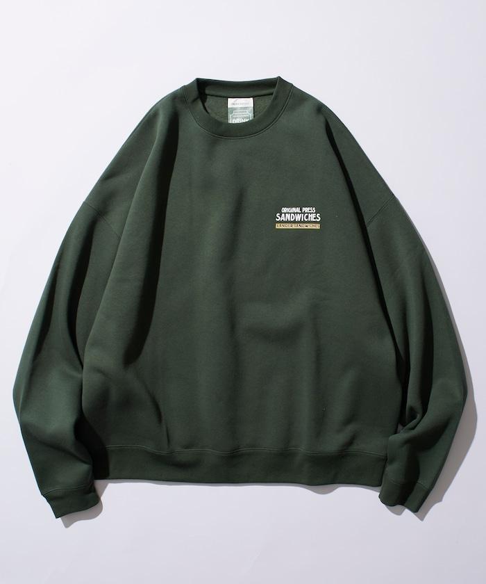 LANDER SANDWICHES×FREAK'S STORE/蘭德爾 特別款 寬鬆版型 背部印花 圓領衛衣