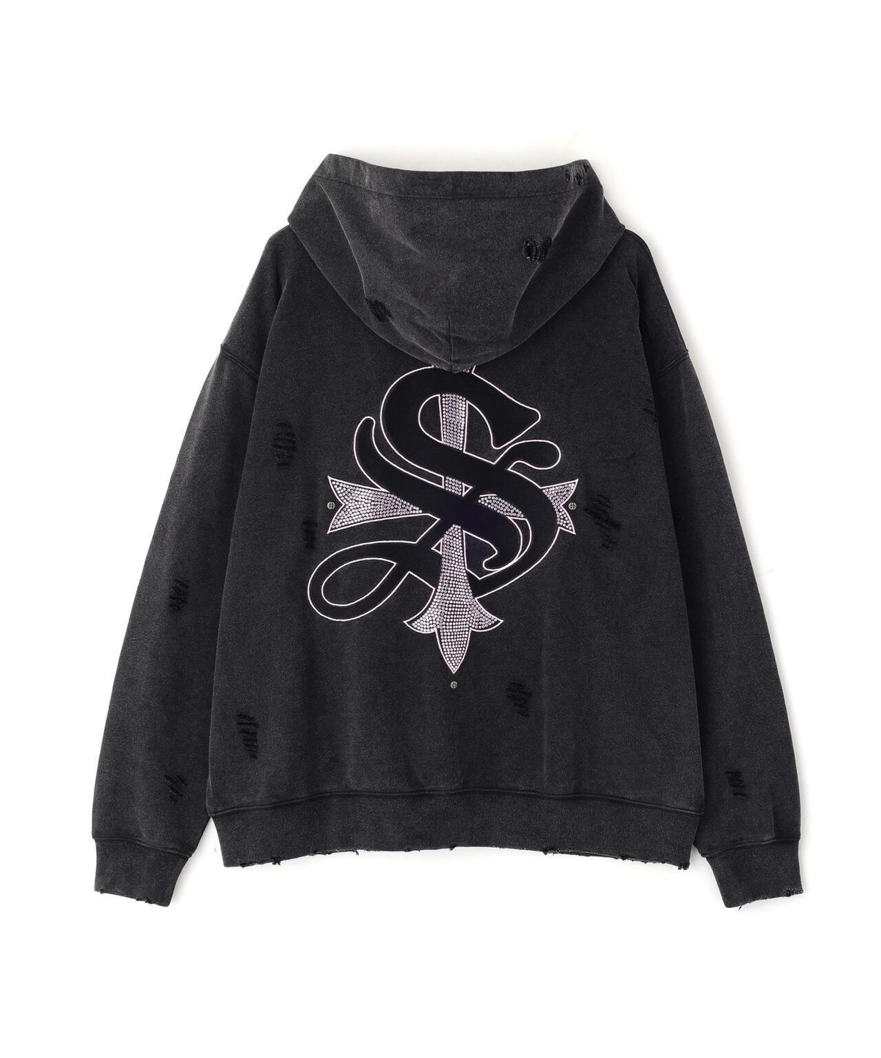 SUPPLIER/【LHP EXCLUSIVE】破壞風十字連帽衛衣