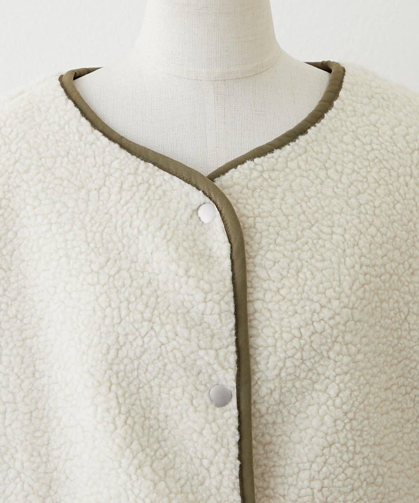 拼接羊羔絨夾棉夾克