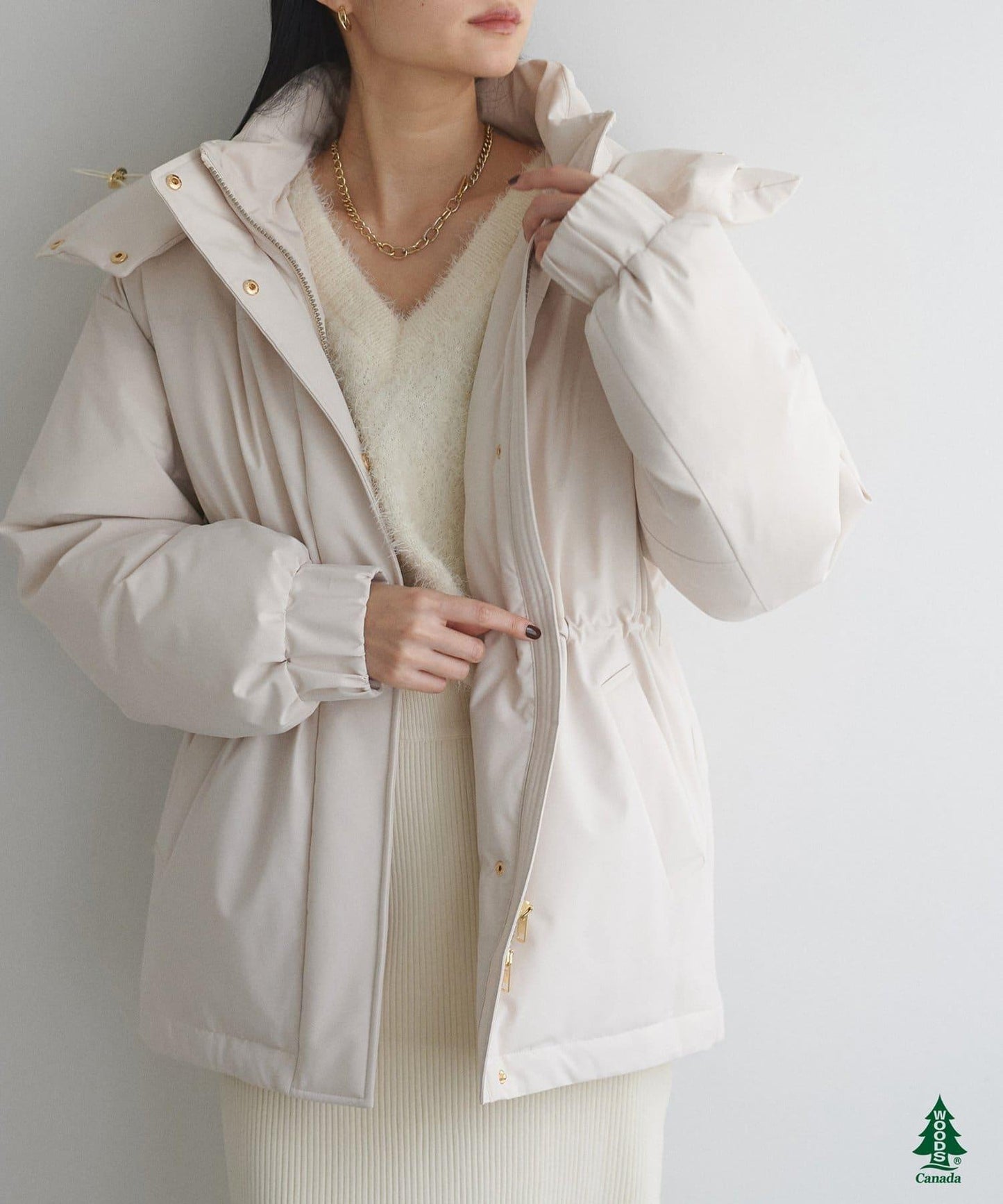 【WOODS CANADA × natural couture】中長款羽絨服