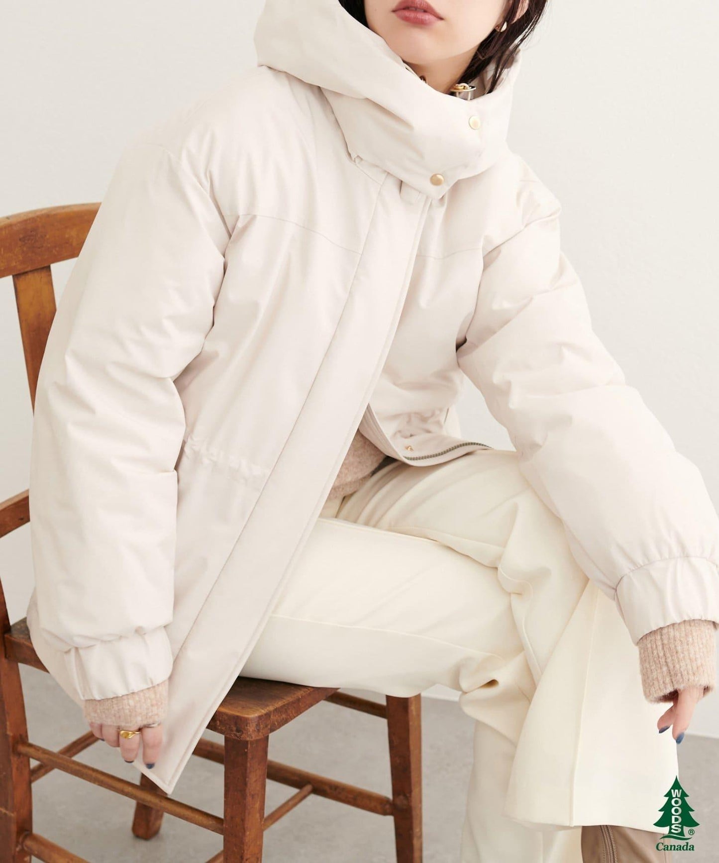 【WOODS CANADA × natural couture】中長款羽絨服