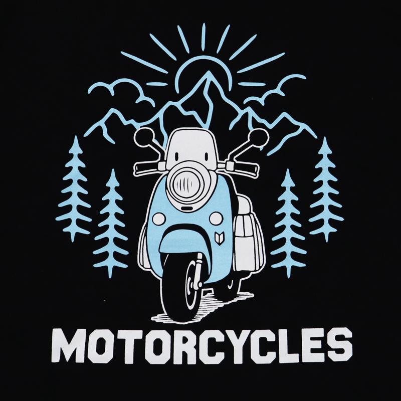 《搖曳露營》 SEASON3_XL碼_MOTORCYCLES印花T恤