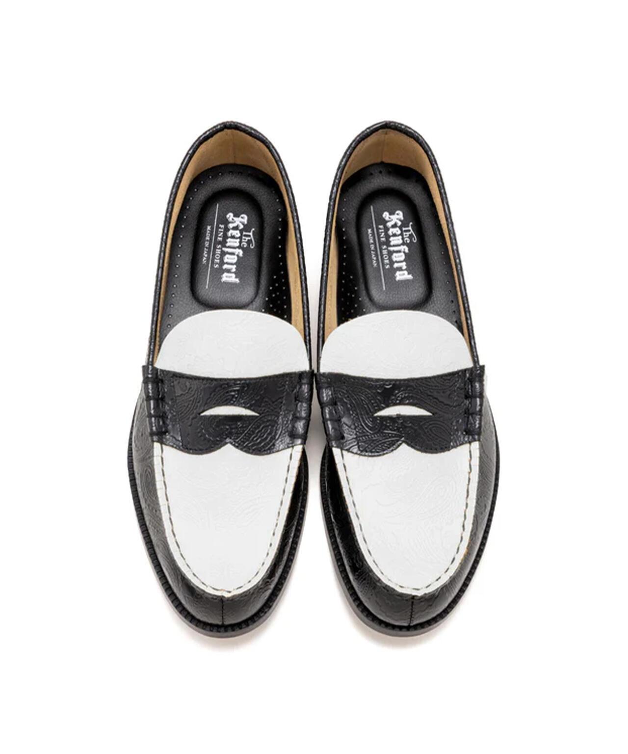 Kenford Fineshoes/男士壓紋樂福鞋