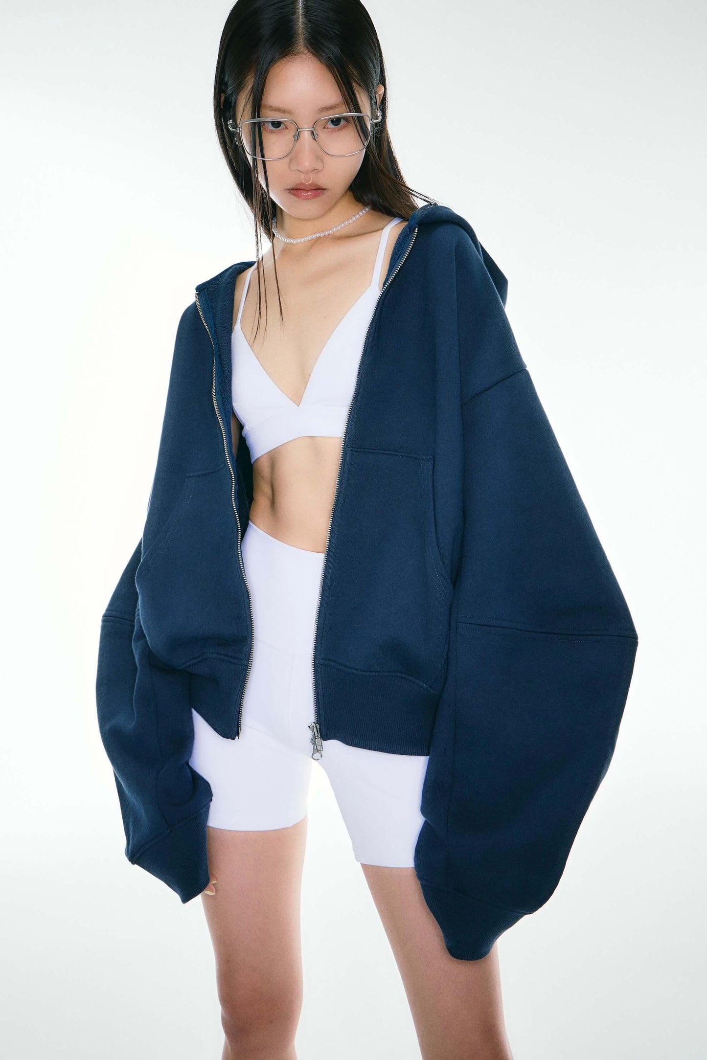 Edge forme 拉鍊連帽衛衣