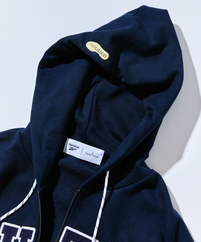 【Exclusive】雙標拱形字母重磅拉鍊連帽衛衣