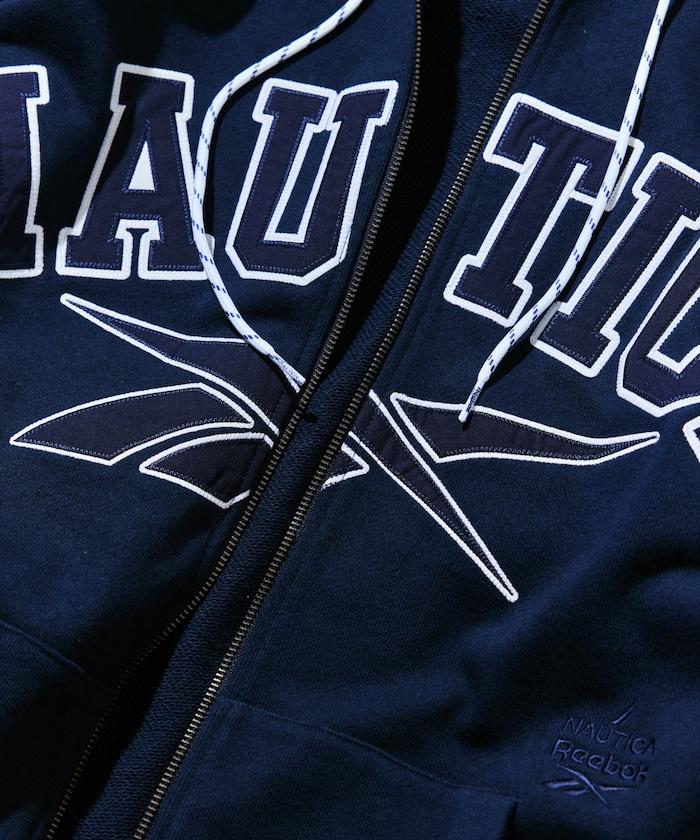 【Exclusive】雙標拱形字母重磅拉鍊連帽衛衣