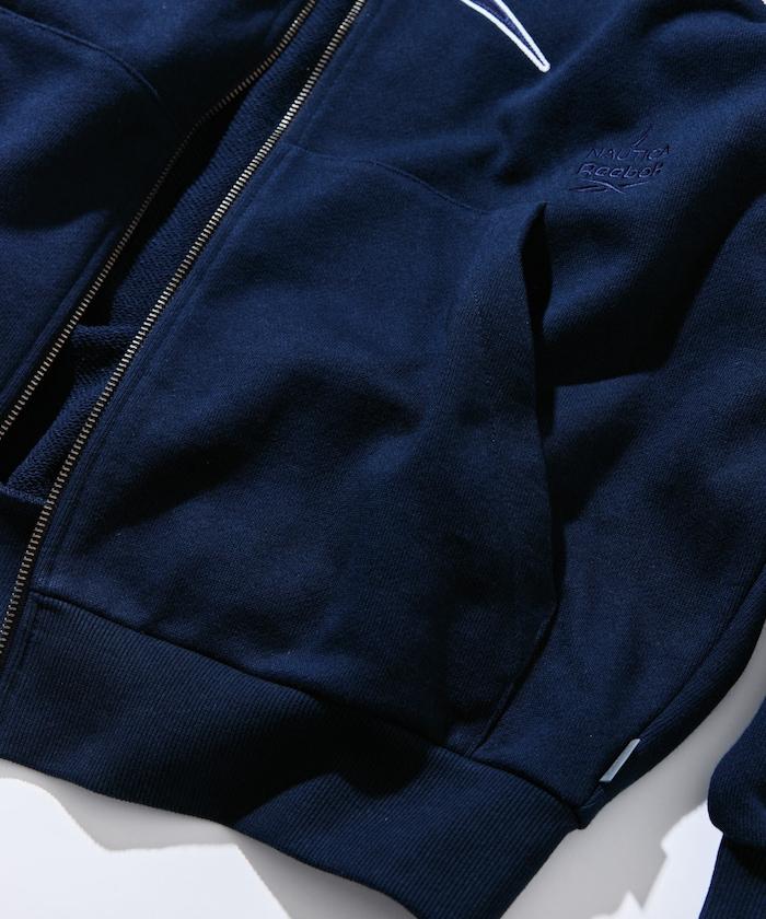 【Exclusive】雙標拱形字母重磅拉鍊連帽衛衣