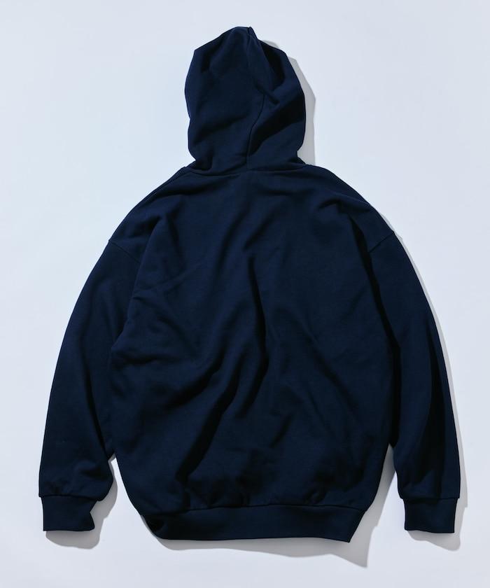 【Exclusive】雙標拱形字母重磅拉鍊連帽衛衣