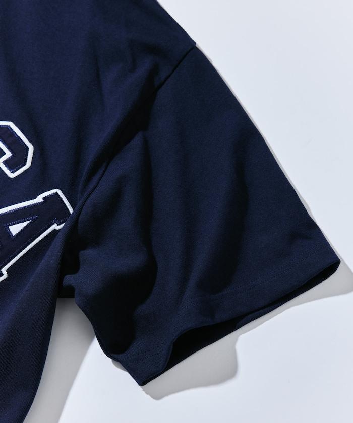 【Exclusive】雙標拱形字母圓領短袖T恤