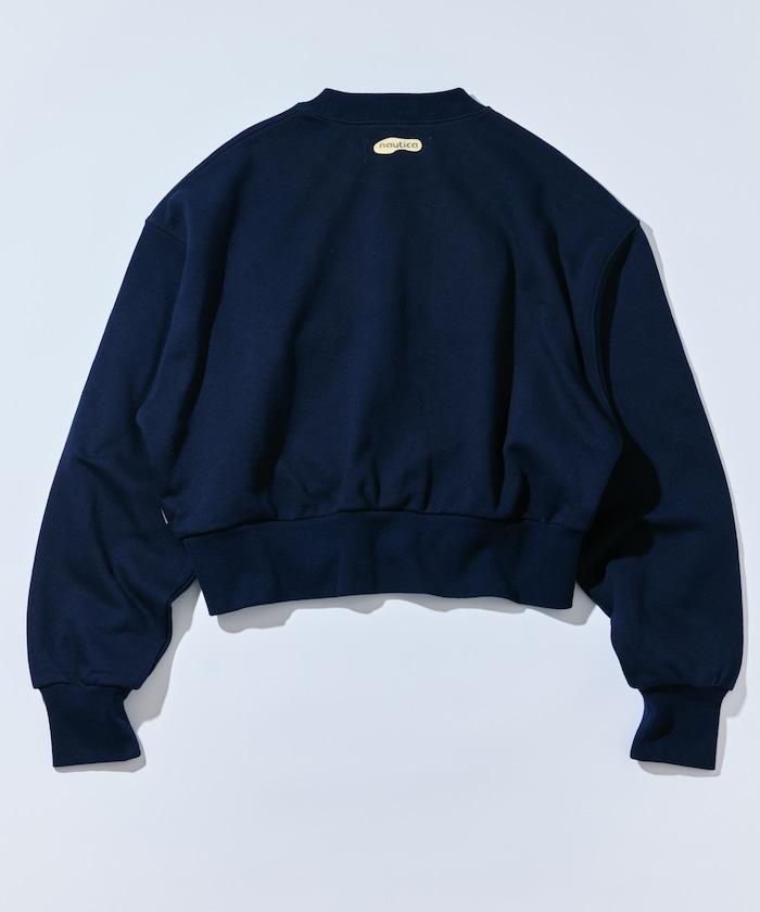 【Exclusive】重磅圓領雙標拱形字母衛衣