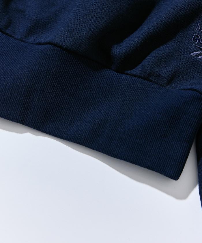 【Exclusive】重磅圓領雙標拱形字母衛衣