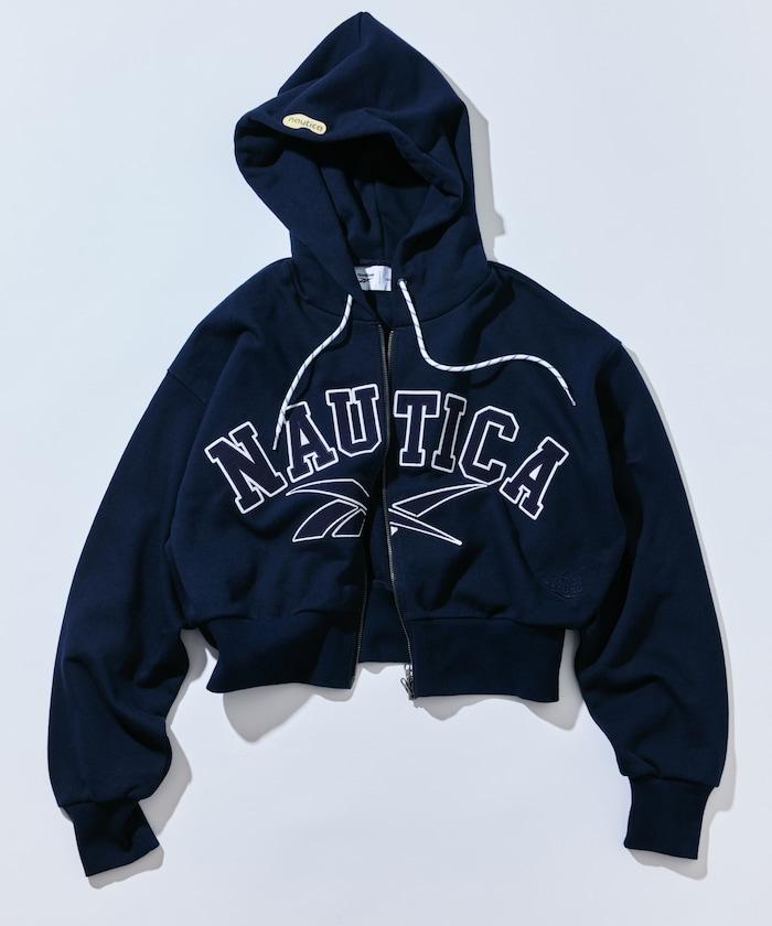 【Exclusive】重磅雙標拱形字母拉鍊連帽衛衣