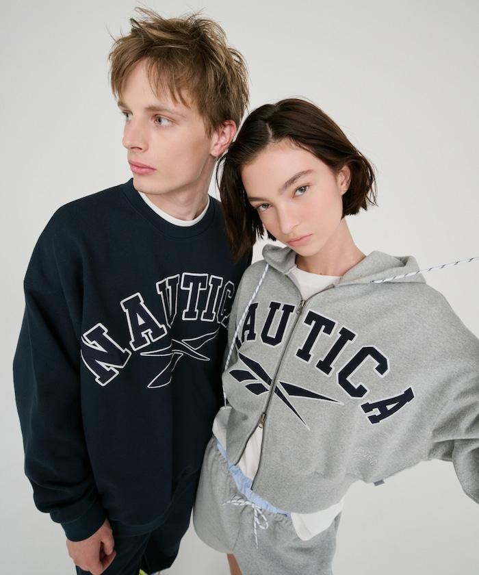 【Exclusive】重磅雙標拱形字母拉鍊連帽衛衣